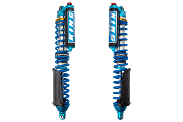 King Shocks - FRONT 2.5 INTERNAL BYPASS PIGGYBACK COILOVER W/FINNED RESERVOIR W/ADJUSTER (HIGH PERFORMANCE, REQUIRES CUTTING) - 25700-371A