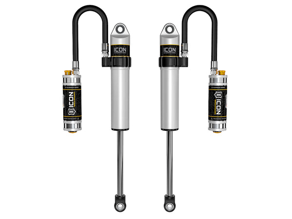ICON 2005-2023 Toyota Tacoma/2003-2024 Toyota 4Runner//2007-2014 Toyota FJ Cruiser/2003-2009 Lexus GX470, Front 2.5 VS Remote Reservoir w/ CDCV, S2 Secondary Shocks, Pair