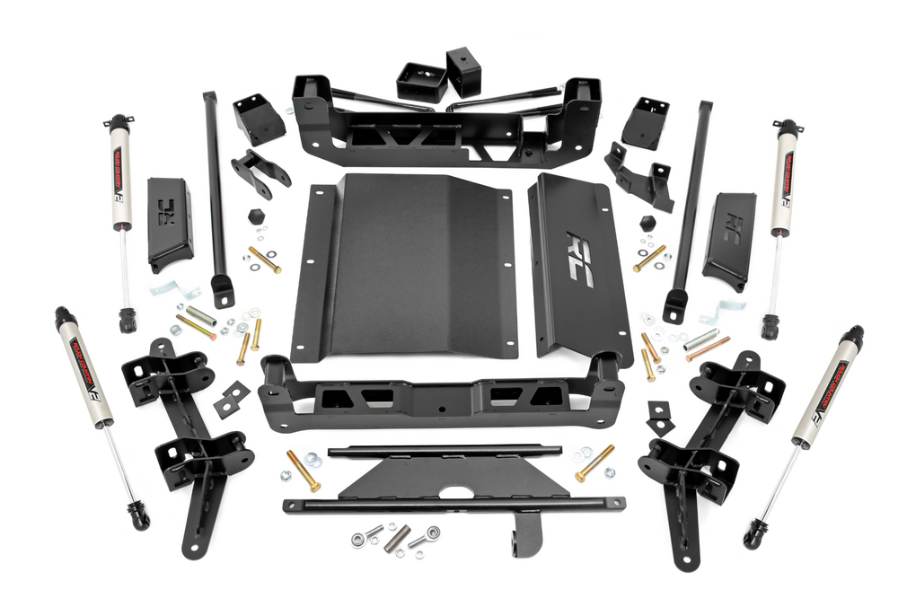 Rough Country - 4 Inch Lift Kit - V2 - Chevy C1500/K1500 Truck & SUV 4WD (1988-1999)