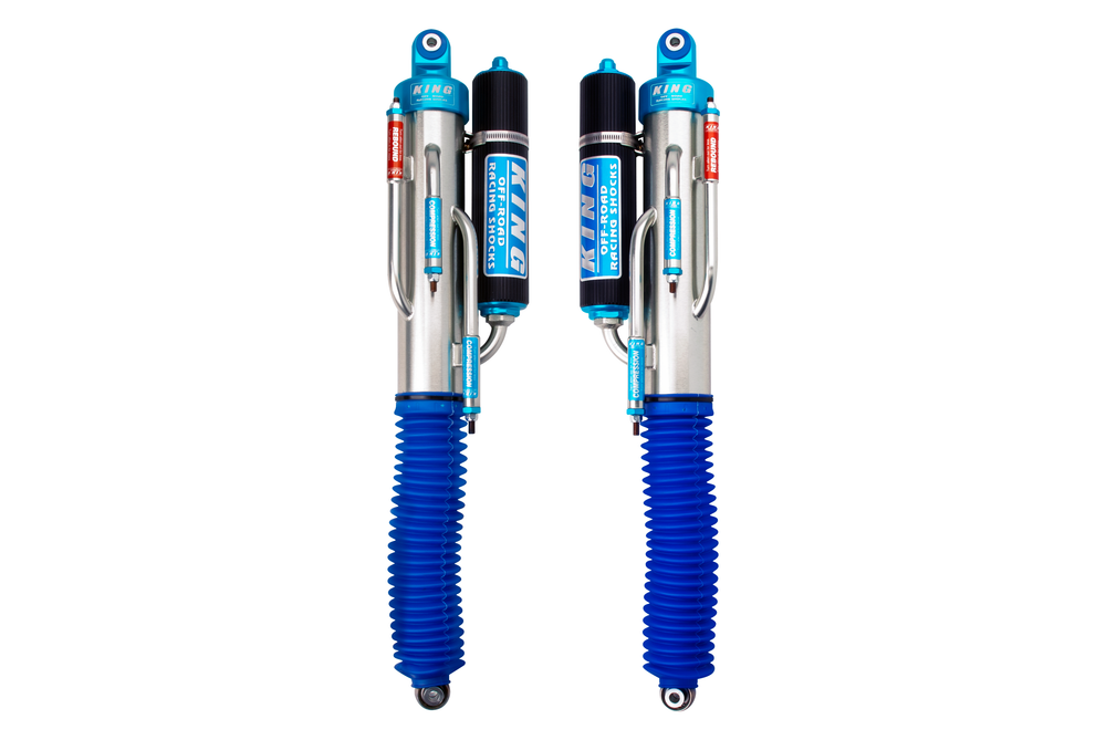 King Shocks - REAR 3.0 DIA. 3 TUBE BYPASS PIGGYBACK SHOCK W/STANDARD FIN RESERVOIR - 30001-402F