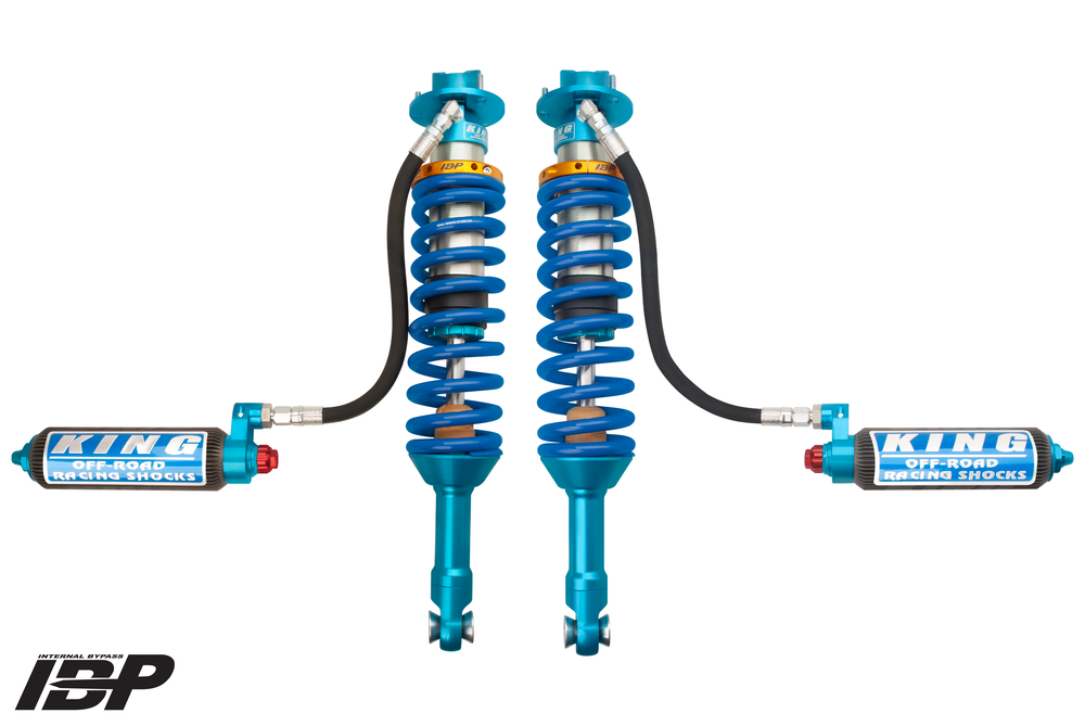 King Shocks - FRONT 3.0 DIA. REMOTE RESERVOIR COIL-OVER W/ADJUSTER W/PERFORMANCE FIN RESERVOIR AND INTERNAL BYPASS - 30001-403