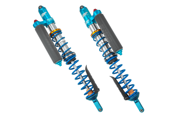 King Shocks - REAR 3.0 INTERNAL BYPASS MID PORT SWIVEL PIGGYBACK COILOVER W/ 3.0 FINNED RESERVOIR W/ 3.0 ADJUSTER - 33700-332A