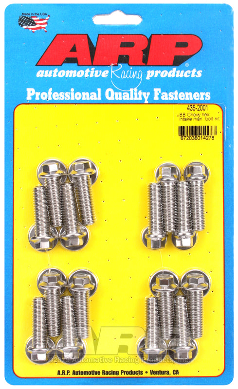ARP BB Chevy Hex Intake Manifold Bolt Kit