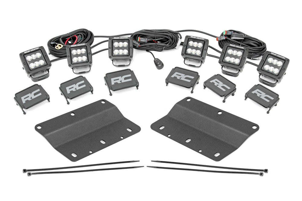 Rough Country - LED Light Kit - Fog Mount - Triple 2