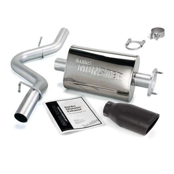 Monster Exhaust System 2004-2006 Jeep Wrangler TJ and LJ Unlimited 4.0L