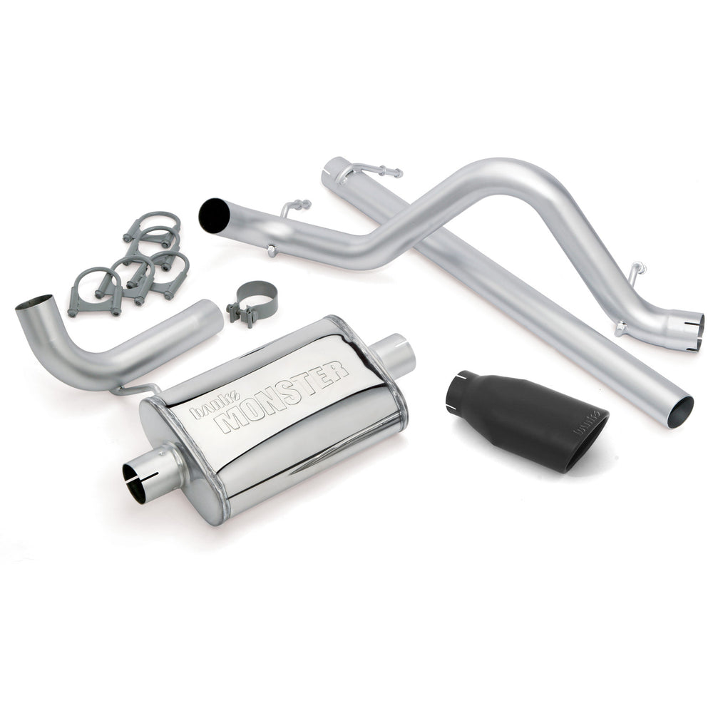 Monster Exhaust System, 2007-2011 Jeep Wrangler 3.8L, 2 or 4-door