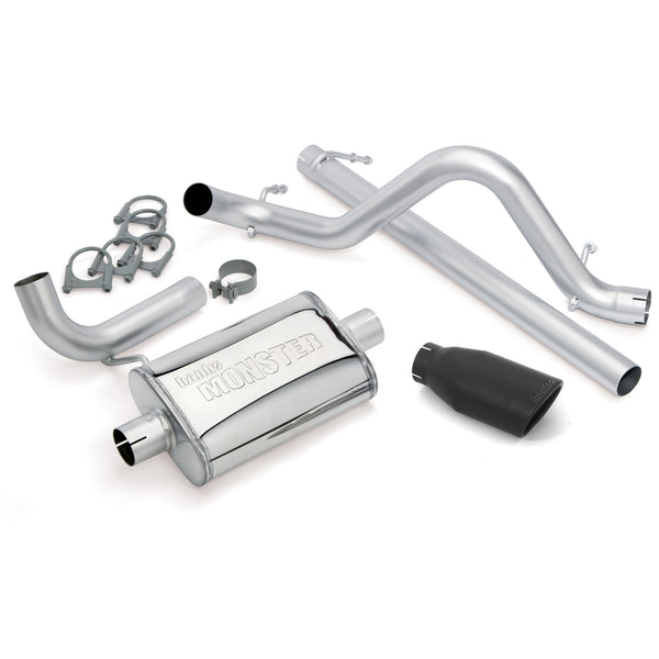 Monster Exhaust System, 2007-2011 Jeep Wrangler 3.8L, 2 or 4-door