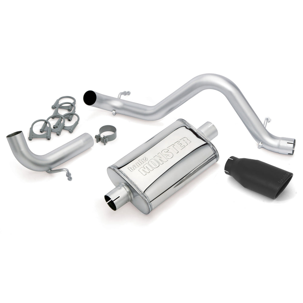 Monster Exhaust System for 2012-18 Jeep Wrangler JK and Unlimited 3.6L, 2-door