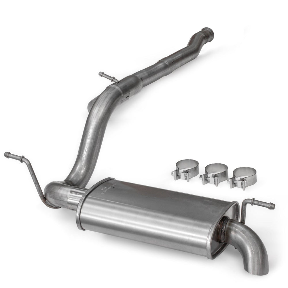 Monster Exhaust System 2.5-inch Single Exit, Stainless Steel Tip for