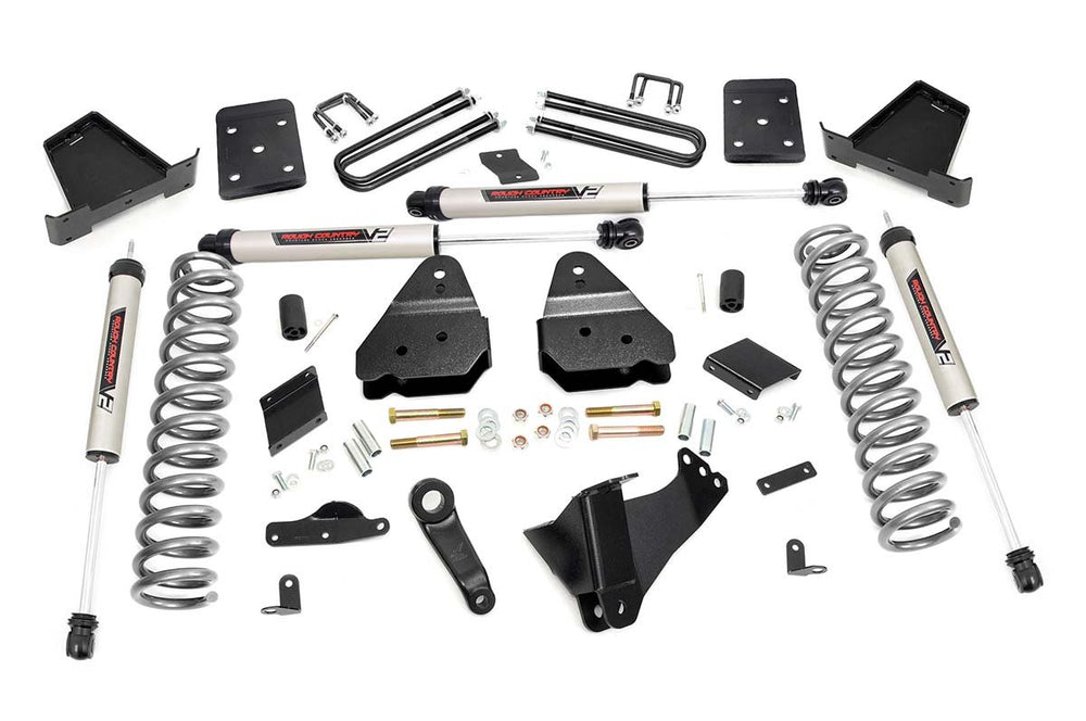 Rough Country - 4.5 Inch Lift Kit - No OVLD - V2 - Ford F-250 Super Duty 4WD (2015-2016)
