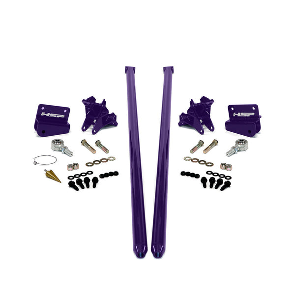 2011-2019 Chevrolet / GMC 70 inch Bolt On Traction Bars 4 inch Axle Diameter Illusion Purple