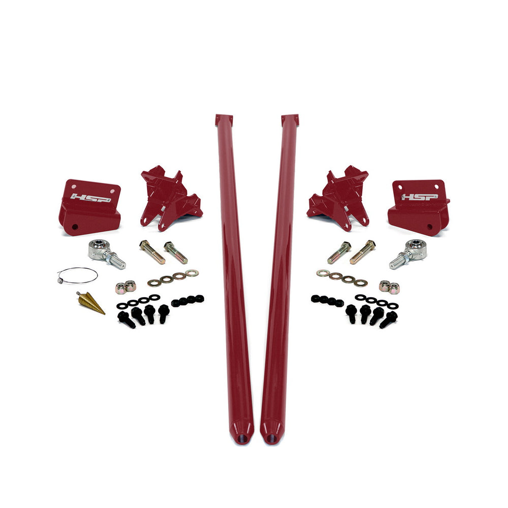 2011-2019 Chevrolet / GMC 70 inch Bolt On Traction Bars 4 inch Axle Diameter Illusion Cherry