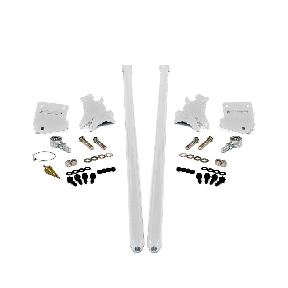 2011-2019 Chevrolet / GMC 70 inch Bolt On Traction Bars 4 inch Axle Diameter Polar White