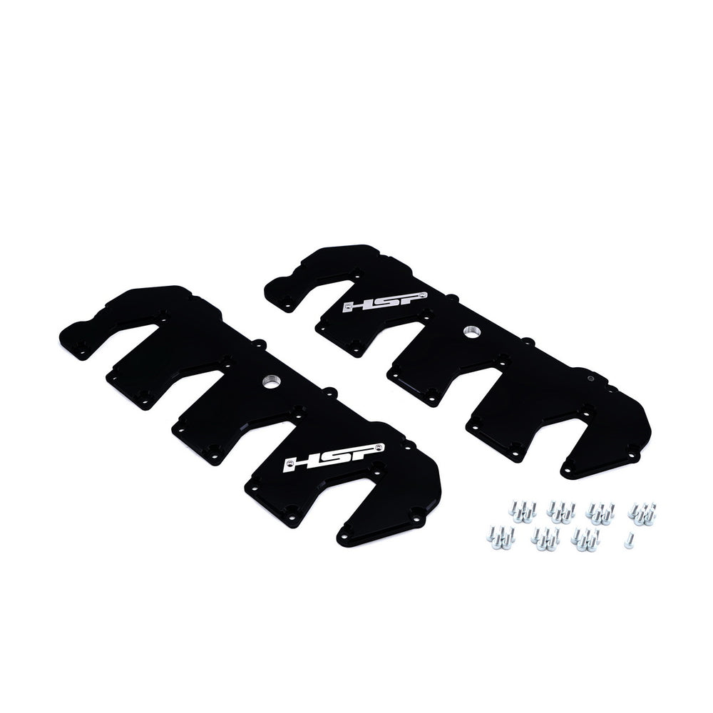 2011-2016 Chevrolet / GMC Billet Valve Covers Silk Satin Black