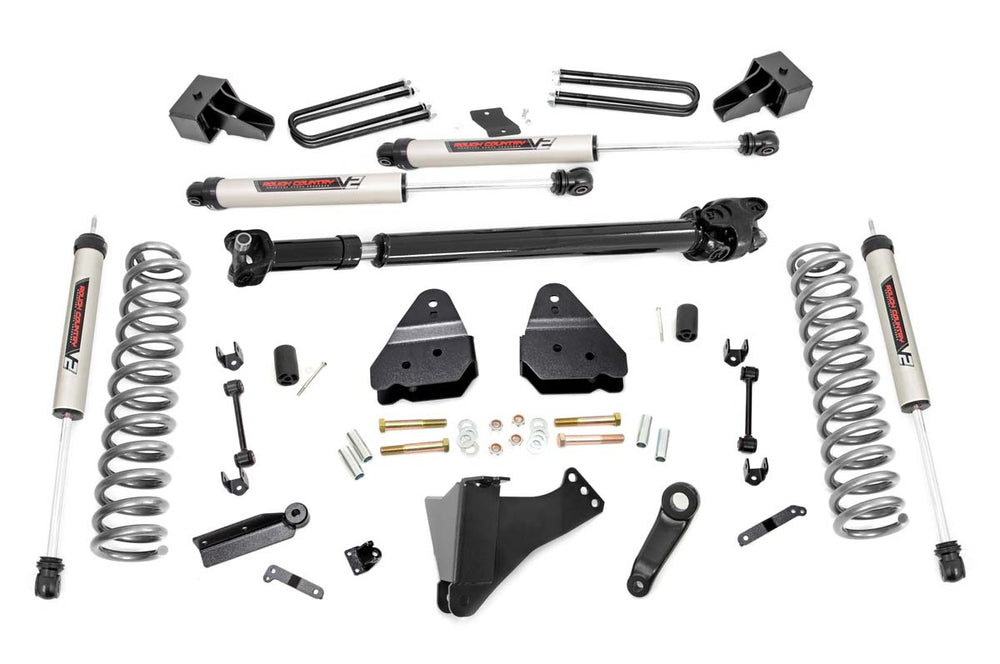 Rough Country - 4.5 Inch Lift Kit - DRW - D/S - V2 - Ford F-350 Super Duty 4WD (2017-2022)
