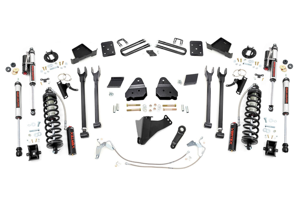 Rough Country - 6 Inch Lift Kit - 4-Link - OVLD - C/O Vertex - Ford F-250 Super Duty (11-14)