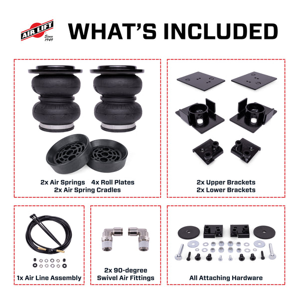 Air Lift - LoadLifter air spring kit with Universal Air Spring Cradle-57415 - 57415