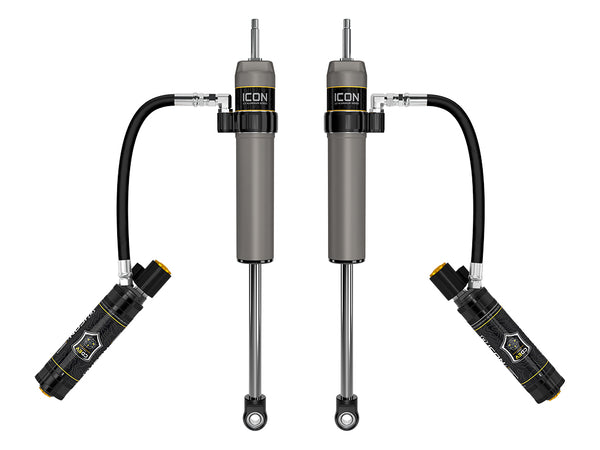 ICON 2022-2025 Toyota Tundra 0-1.5” Lift/2023-2025 Sequoia 0-4" Lift, Rear, V.S. 2.5 Aluminum Series Shock Absorbers, Remote Reservoir w/ CDEV, Pair
