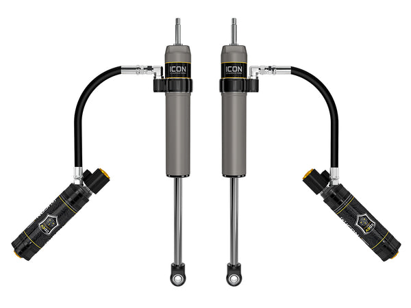 ICON 2022-2024 Toyota Tundra, 3-3.5" Lift, Rear, V.S. 2.5 Aluminum Series Shock Absorbers, Remote Reservoir w/ CDEV, Pair