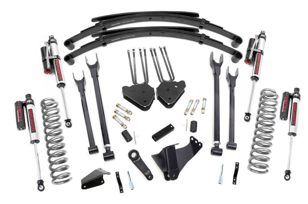 Rough Country - 8 Inch Lift Kit - 4 Link - RR Springs - Vertex - Ford F-250/F-350 Super Duty (05-07)