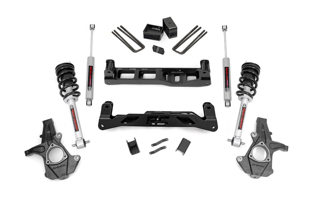 Rough Country - 5 Inch Lift Kit - Cast Steel - N3 Struts - Chevy/GMC 1500 (14-17)