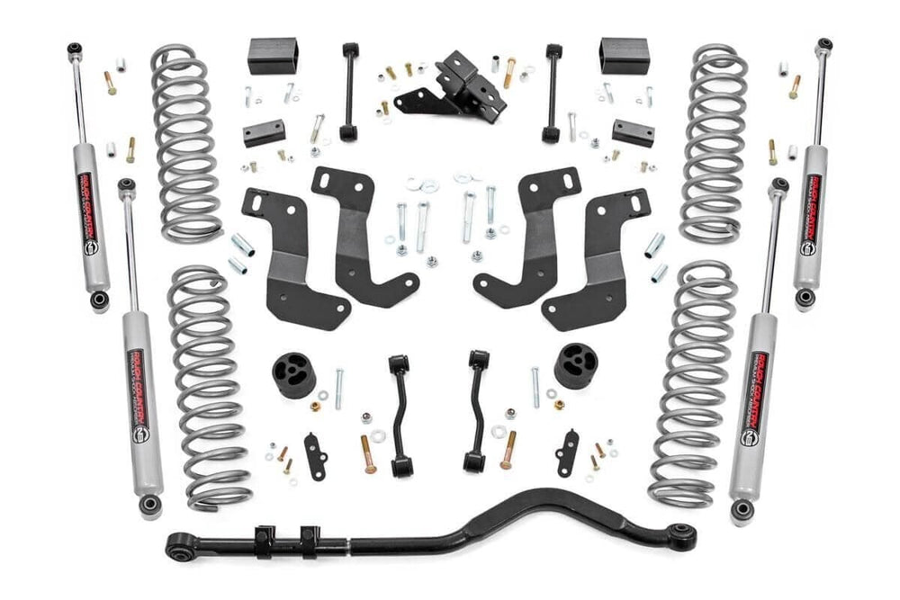 Rough Country - 3.5 Inch Lift Kit - C/A Drop - 2-Door - Jeep Wrangler JL 4WD (2024-2025)