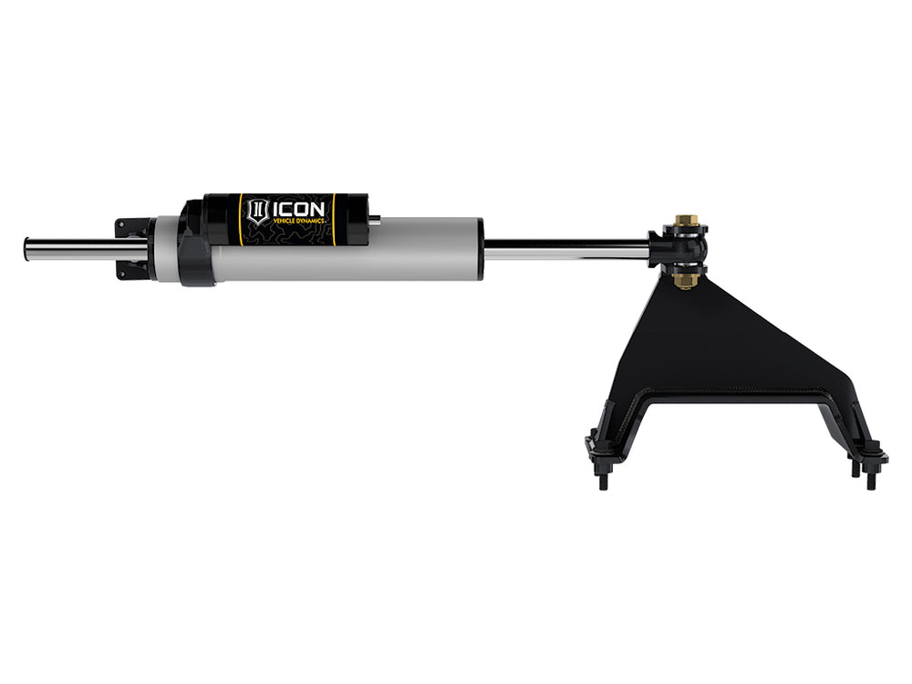 ICON 2023-2025 F-250/F-350 Ford Super Duty 4WD, 2.5 Centerline Steering Stabilizer Kit, Piggyback Reservoir
