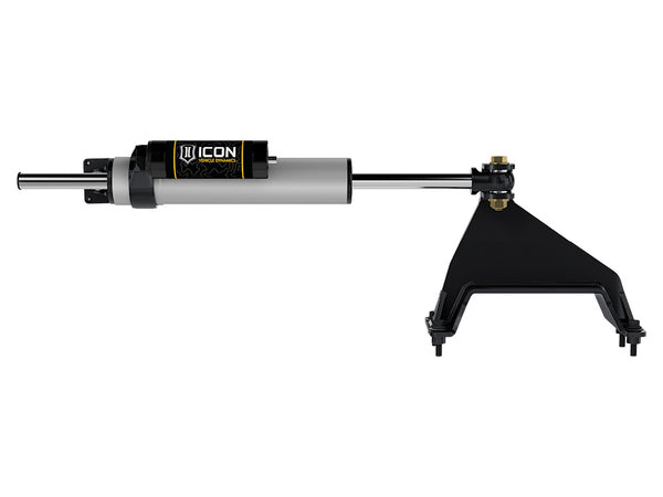 ICON 2023-2025 F-250/F-350 Ford Super Duty 4WD, 2.5 Centerline Steering Stabilizer Kit, Piggyback Reservoir
