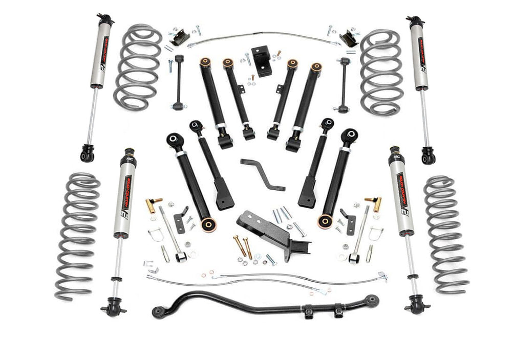 Rough Country - 4 Inch Lift Kit - X-Series - V2 - Jeep Wrangler TJ (97-06)/Wrangler Unlimited (04-06)