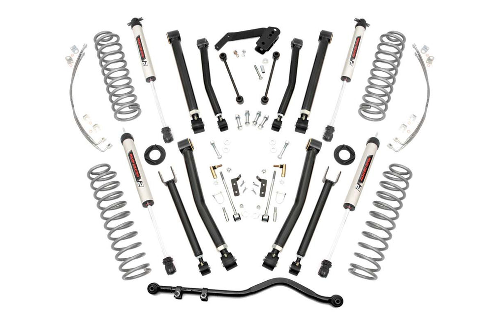 Rough Country - 4 Inch Lift Kit - X-Series - V2 - Jeep Wrangler Unlimited 2WD/4WD (2007-2018)