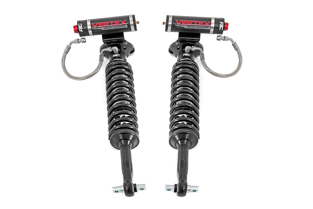 Rough Country - Vertex 2.5 Remote Reservoir Leveling Coilovers - 2 Inch - Ford F-150 (14-25)