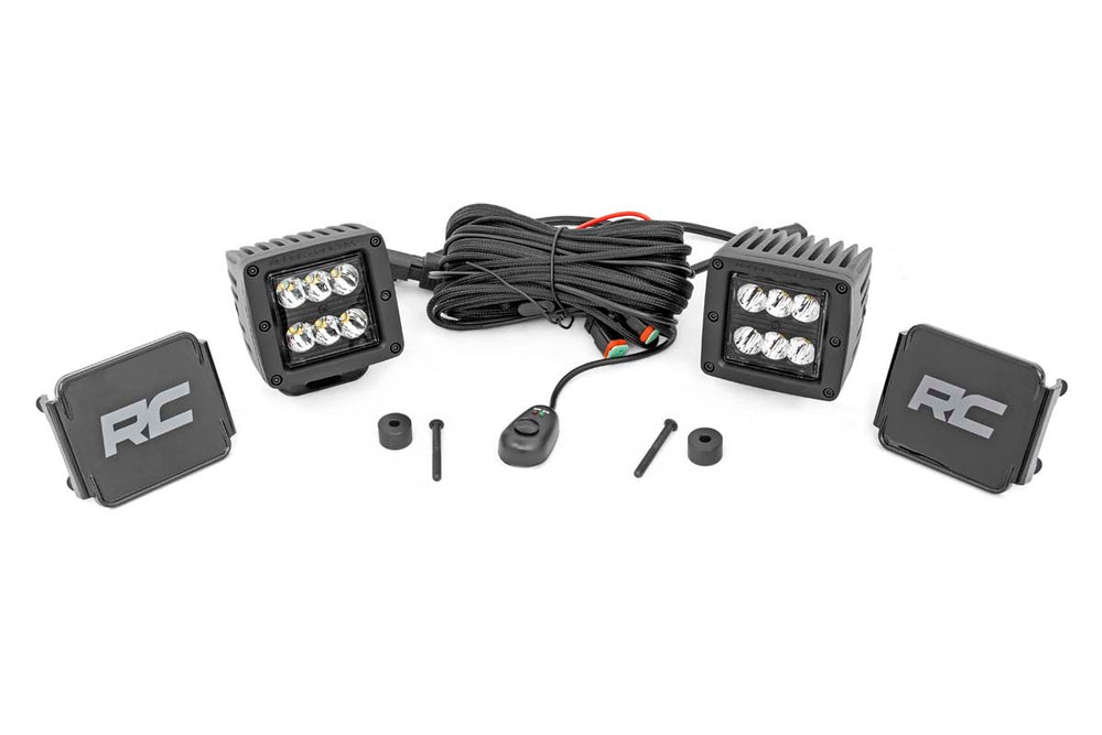 Rough Country - LED Light Kit - Cowl Mount - 2