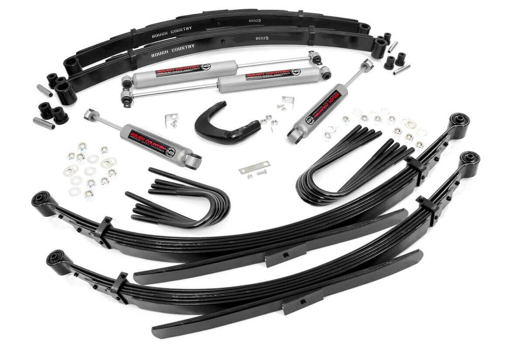 Rough Country - 6 Inch Lift Kit - Rear Springs - Chevy/GMC 3/4-Ton Suburban/C20/K20 Truck/C25/K25 Truck (73-76)
