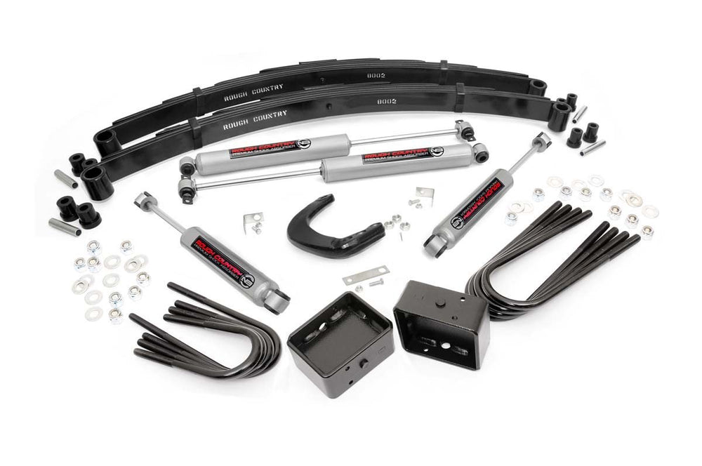 Rough Country - 4 Inch Lift Kit - Rear Blocks - Chevy/GMC 3/4-Ton Suburban/C20/K20 Truck/C25/K25 Truck (73-76)