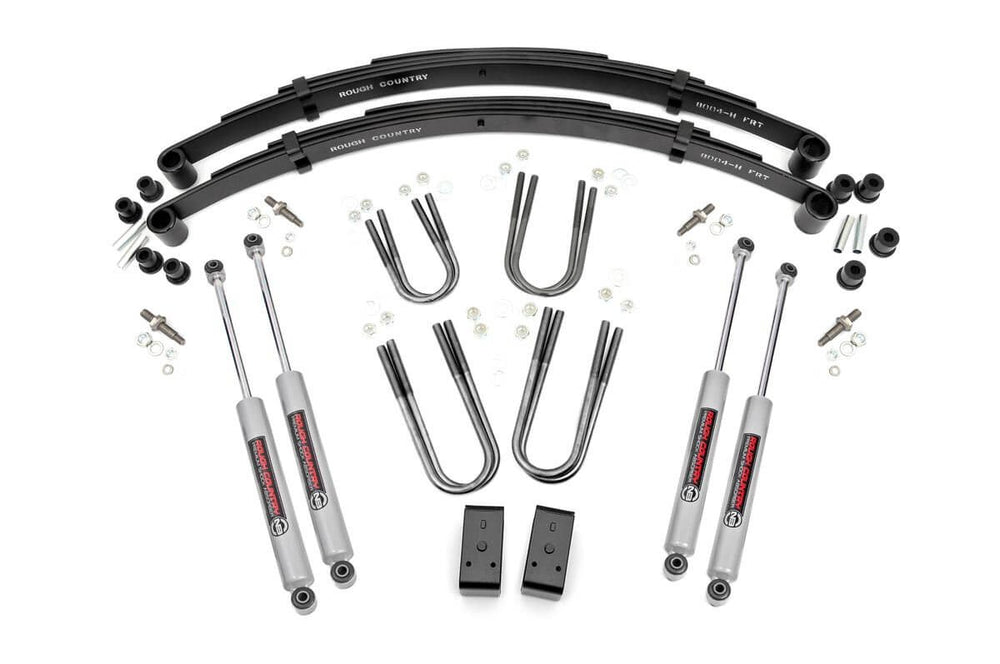 Rough Country - 3 Inch Lift Kit - Rear Blocks - Jeep Grand Wagoneer/J10 Truck/J20 Truck/Wagoneer 4WD