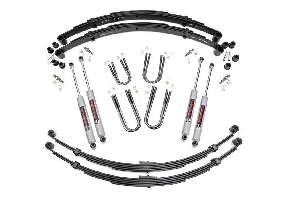 Rough Country - 3 Inch Lift Kit - Rear Springs - Jeep Grand Wagoneer/J10 Truck/J20 Truck/Wagoneer 4WD