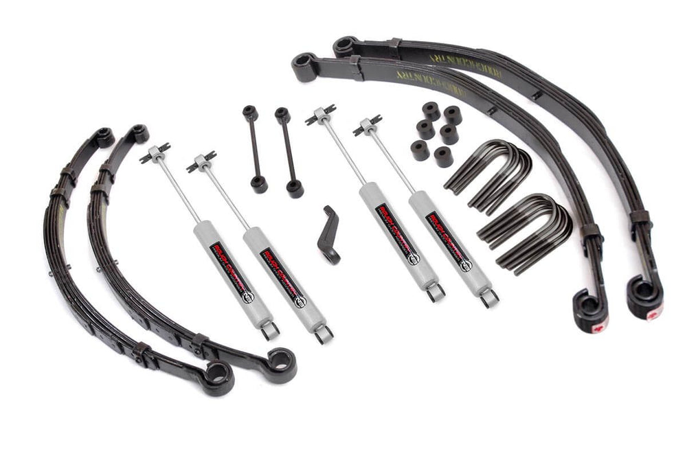 Rough Country - 4 Inch Lift Kit - Jeep CJ5/CJ7 5 4WD (1982-1983)