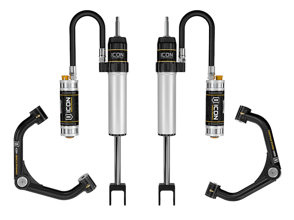 ICON 2020-Up GM 2500/3500 HD, 0-2” Lift, 2.5 VS Shock System/CDCV, Tubular UCA