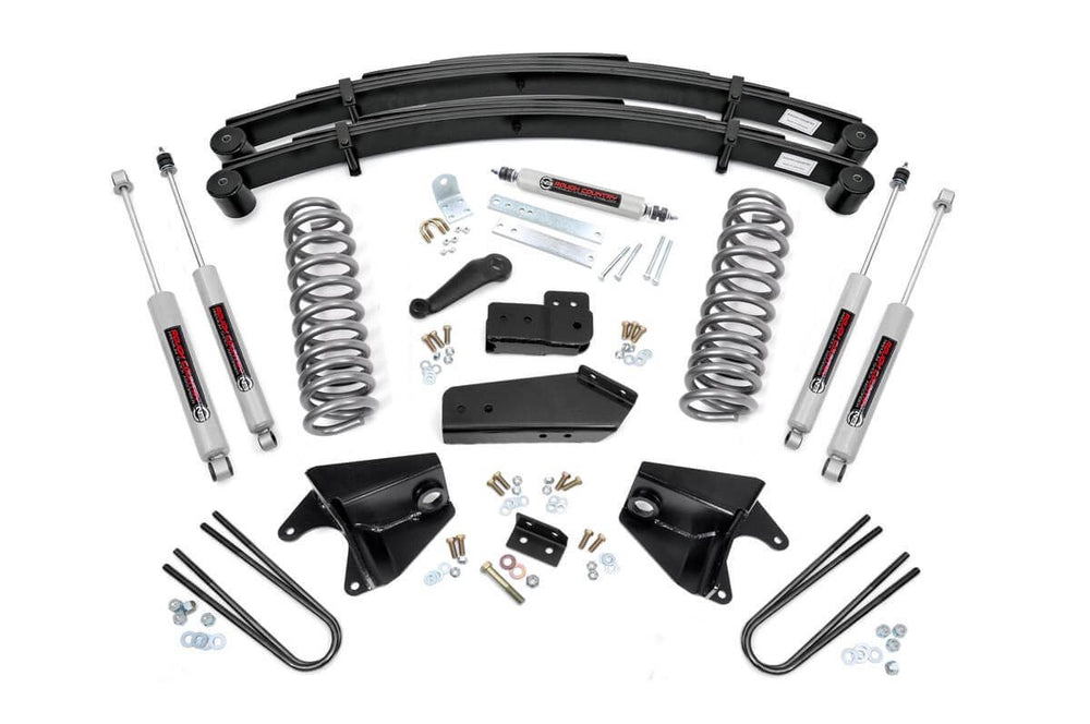 Rough Country - 4 Inch Lift Kit - Rear Springs - Ford F-150 4WD (1980-1996)