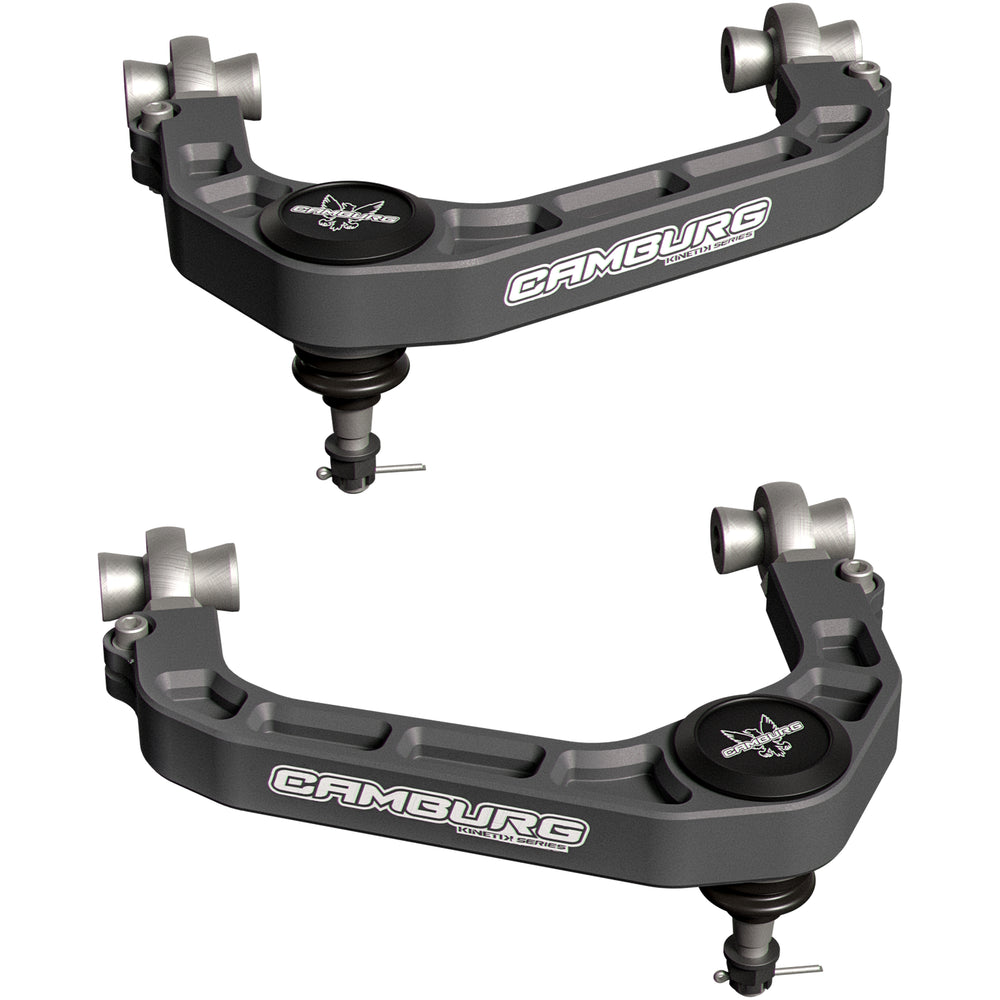 Camburg Engineering 2021-2025 Ford F-150 KINETIK Series X-Joint XL Upper Control Arm Kit Grey