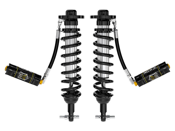 ICON 2021-2023 Ford F-150 2WD, 0-3" Lift, Front, V.S. 2.5 Series Coilovers, Remote Reservoir w/ CDCV, Pair