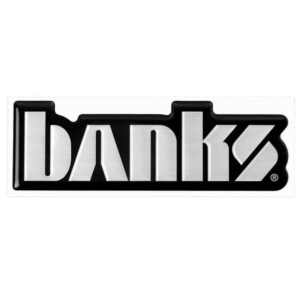 Banks Urocal, Large, domed - Black & Silver