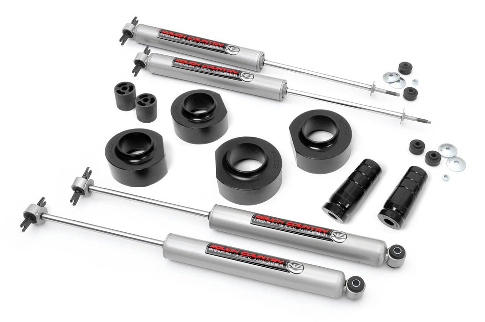 Rough Country - 1.5 Inch Lift Kit - N3 - Jeep Wrangler TJ (97-06)/Wrangler Unlimited (04-06)