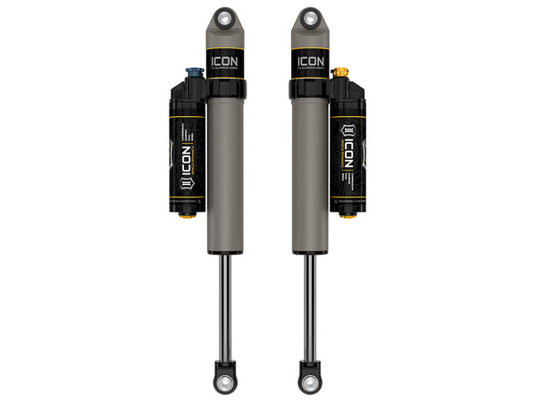 ICON 2021-2025 Ford F-150 4WD/F-150 Tremor, 0-2" Lift, Rear, V.S. 2.5 Aluminum Series Shock Absorbers, Piggyback Reservoir w/ CDXS, Pair