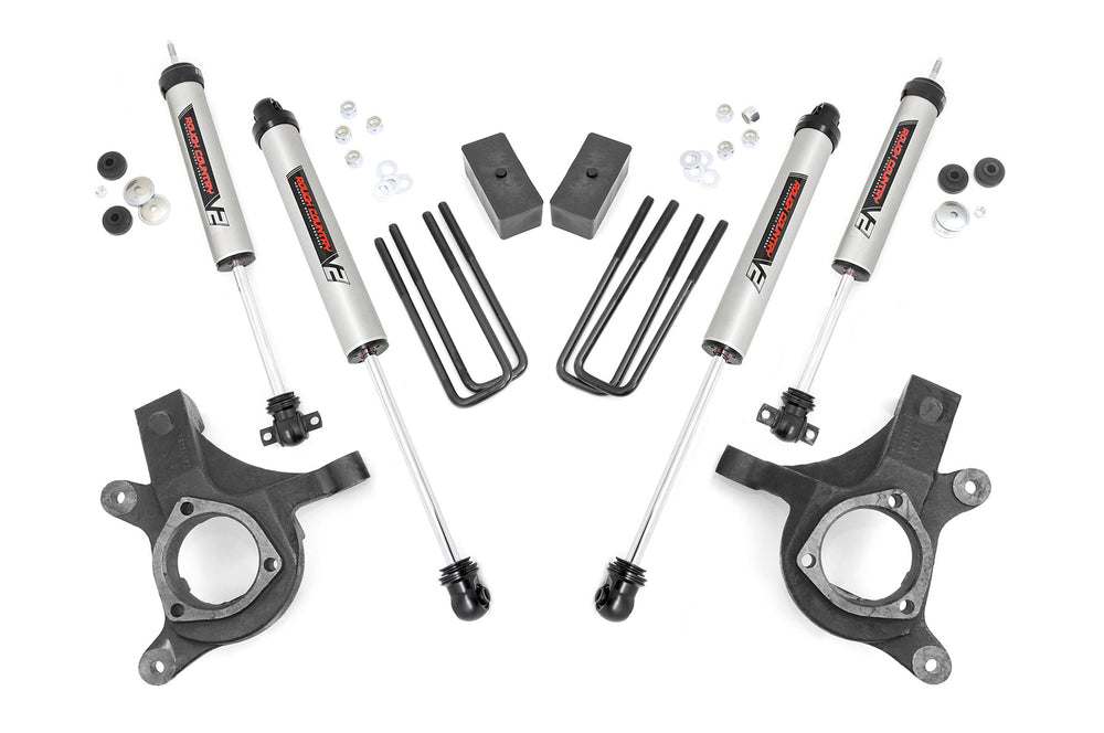 Rough Country - 3 inch Lift Kit - V2 - Chevy Silverado & GMC Sierra 1500 2WD (1999-2006 & Classic)