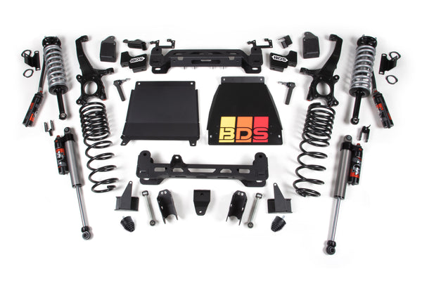 BDS Suspension - 2022-2025 Toyota Tundra 4wd 5" Suspension Lift Kit, 4" Rear, Coil Spring - Fox 2 -BDS839PES