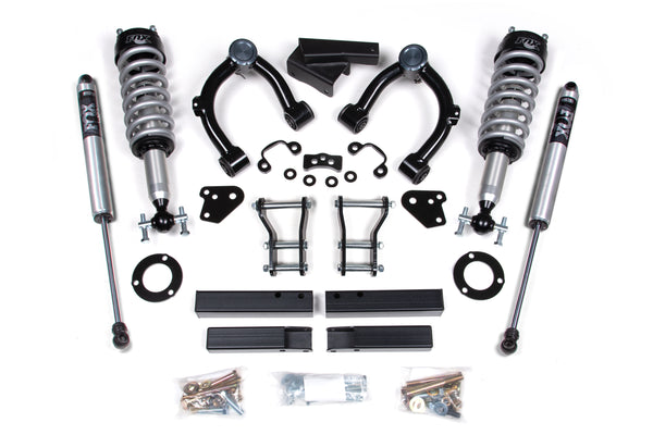 BDS Suspension - 2020-2023 Ranger 3.5In Coilover Non Resi, BDS UCA, 2.0 Rear Shocks -BDS1906FSL