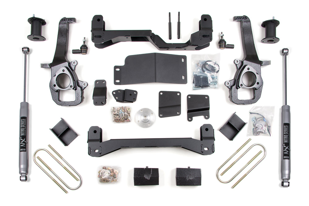 BDS Suspension - 06-08 Ram 1500 4wd 6/4 Block Kit -BDS624FS