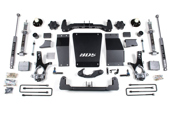 BDS Suspension - 14-18 GM 1500 4wd 6"w/Spg Alum/Stamped -BDS718FS