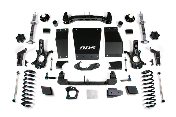 BDS Suspension - 15-18 GM SUV 6in w/AutoRide -al/stamped -BDS736H
